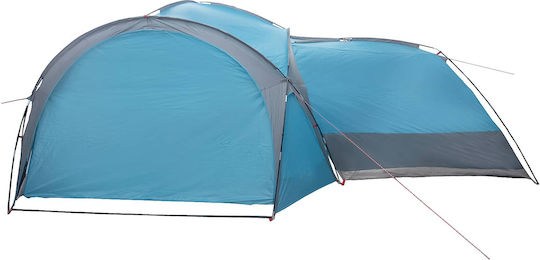 vidaXL Camping Tent Blue 410x410x250cm