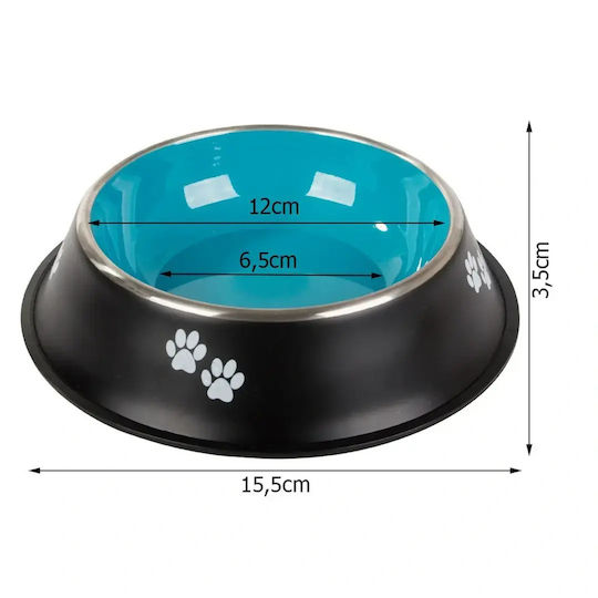 Rostfreier Stahl Futter- & Wasserschale für Hund 150ml