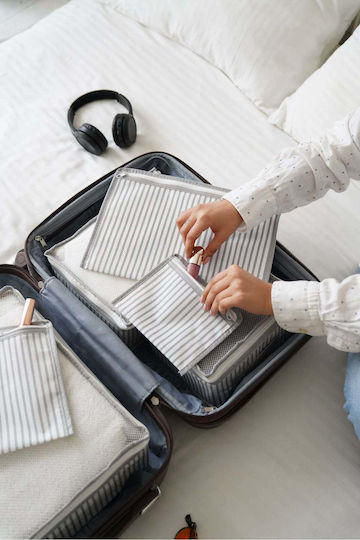 SteweHome Luggage Accessories White 6pcs