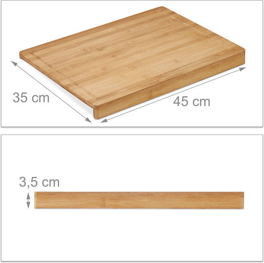 Relaxdays Brown Chopping Board 45x35cm