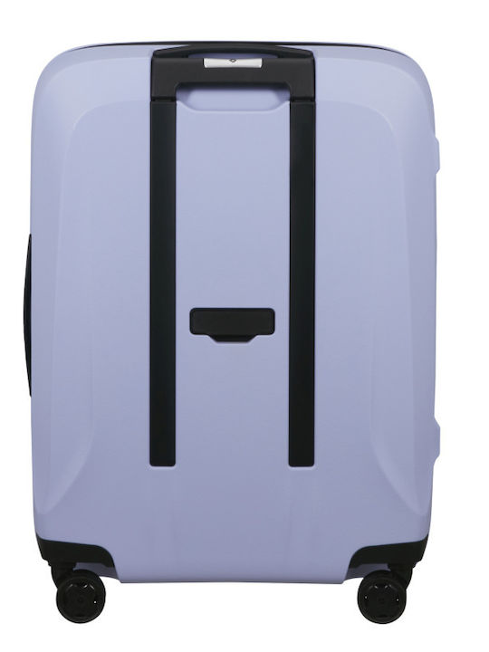 Samsonite Essens Cabin Hard Travel Suitcase Lavender with 4 Wheels Height 55cm