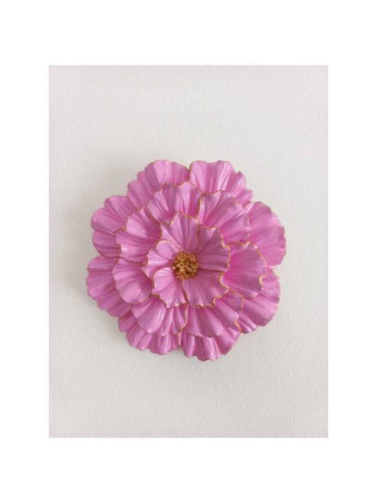 SteweHome Διακοσμητικό Τοίχου Χειροποίητο Ροζ 25x25cm 2τμχ