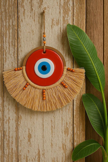 SteweHome Handmade Orange Wall Decor 16x16cm
