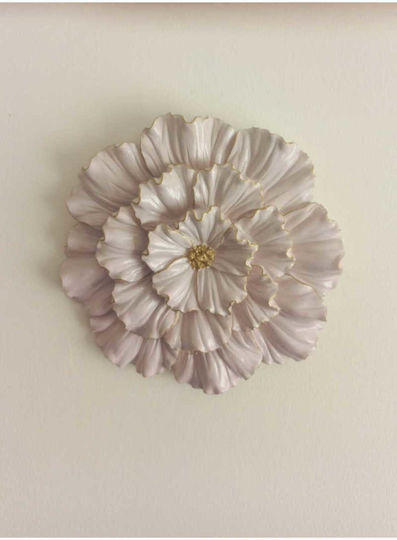 SteweHome Handmade Beige Wall Decor 25x25cm