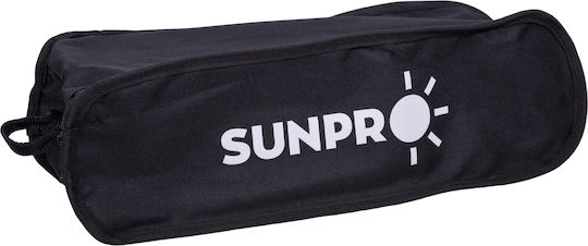 Sunpro Ξαπλώστρα-Πολυθρόνα Παραλίας Γκρι 55x38x89εκ.