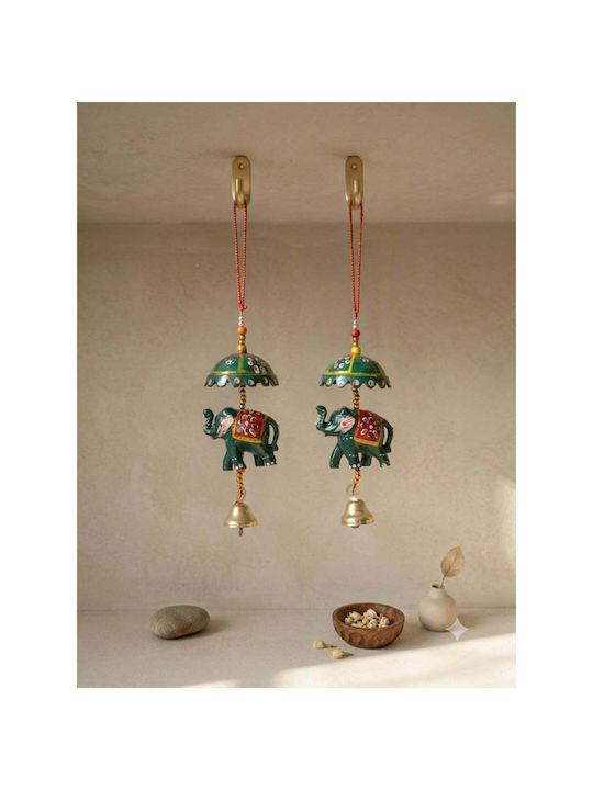 SteweHome Handmade Green Wall Decor 2 Pieces
