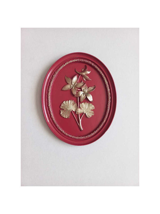 SteweHome Wall Decor Red 21x17cm