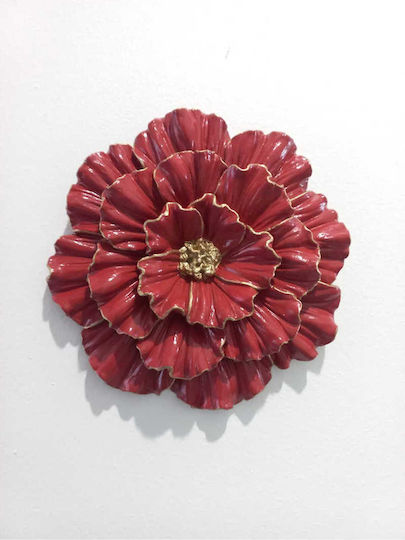 SteweHome Wanddekoration Bordeaux 25x25cm 2 Stücke