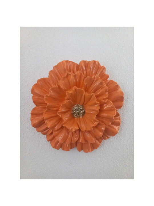 SteweHome Διακοσμητικό Τοίχου Πορτοκαλί 16.5x16.5cm