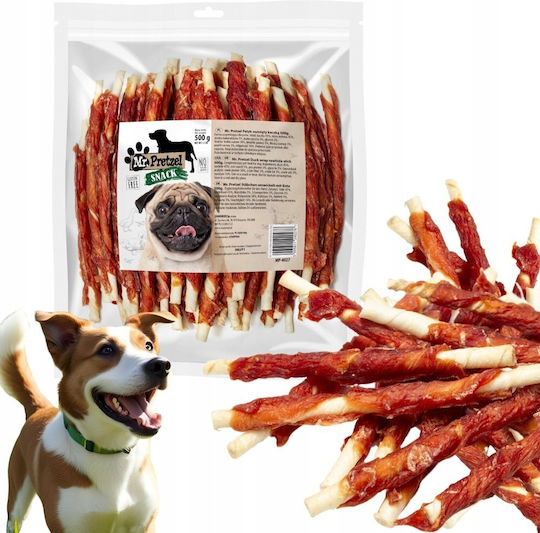 Mr. Pretzel Dog Treat with Meat and Duck 500gr