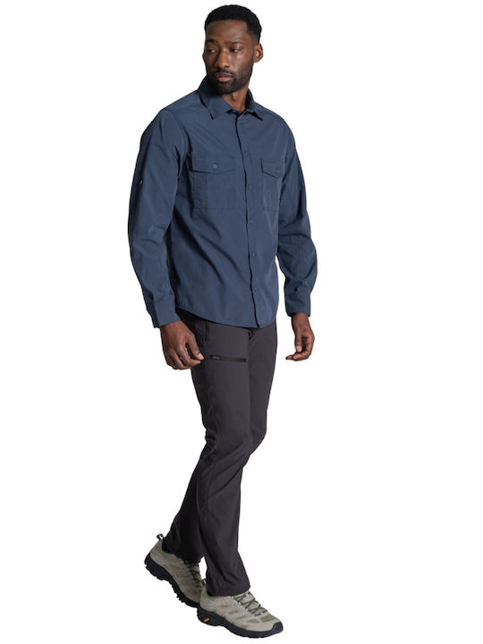 Long Sleeve Shirt Navy Blue
