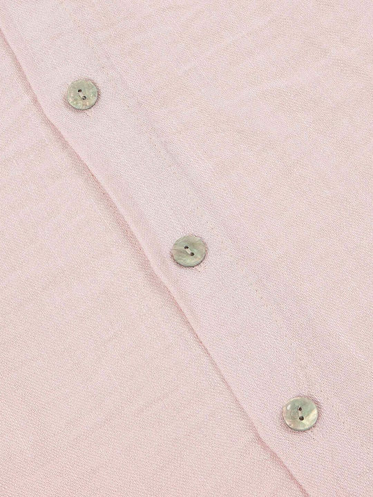 Short Sleeve Women's Shirt Pink