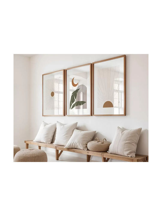 Poster Bohemian Linear Sun Pst190 40cm X 50cm-56143pd156610