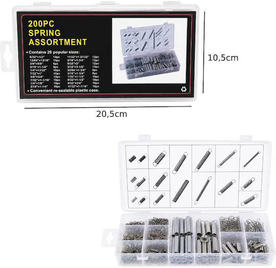 200 Extension Springs Plastic Set Puller Tools 200 Pieces