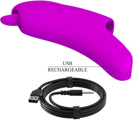 Sweetvibes Mini Δονητής Δακτύλου 10cm Φούξια