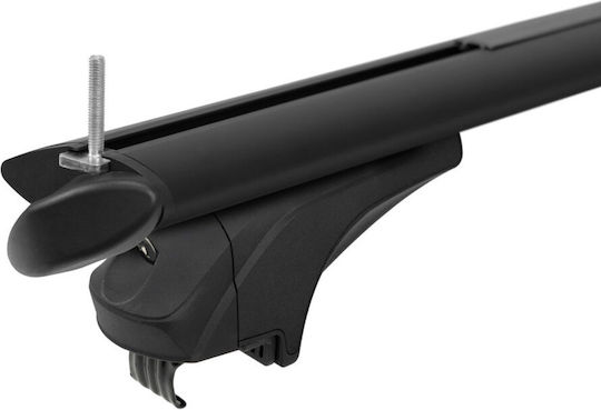 Menabo Dachträger Aluminium Sonic Schwarz 120 Cm Schwarz Farbe Skoda Enyaq 5 Türen 2020> Flush oder Raised Dachreling-2 Stück 14680/mb Mp.14680/mb-97