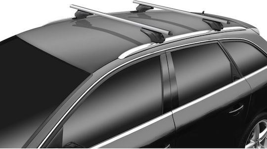 Menabo Aluminum Bars Ariem 1185 Cm Silver Color Mitsubishi Asx 5 Doors 2013> Flush Or Raised Rails 2 Pieces 14700/mb Mp.14700/mb-57