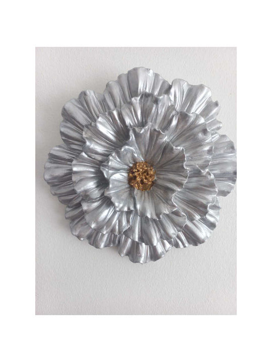 SteweHome Hanging Handmade Silver Decorative Item 16.5x16.5cm