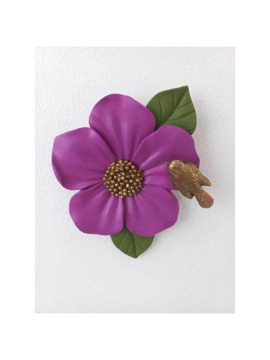 SteweHome Hanging Handmade Purple Decorative 20x17cm
