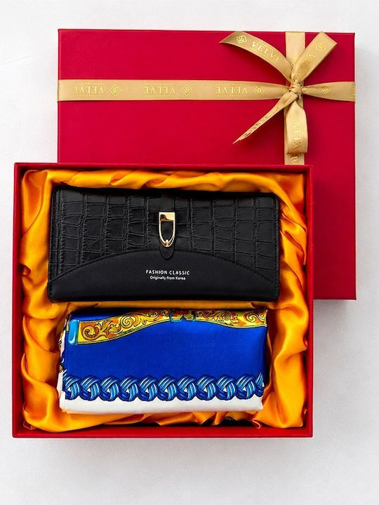Women's Blue Card Wallet