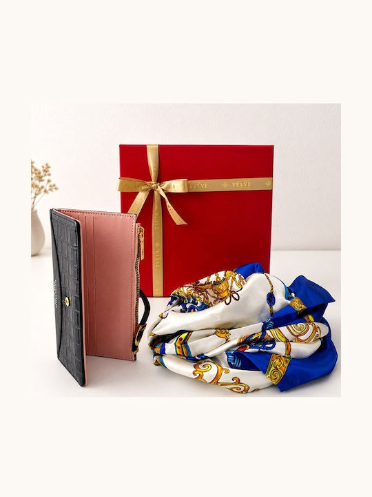 Women's Blue Card Wallet