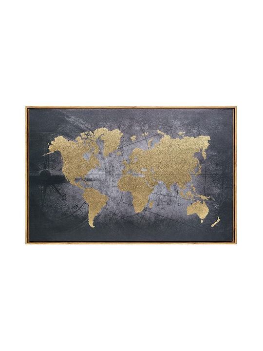 Διακοσμητικοί Πίνακες World Frame Foil Canvas 58x88 Atmosphera 162269