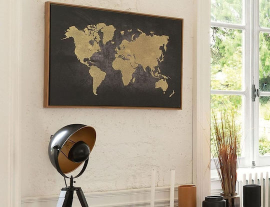 Διακοσμητικοί Πίνακες World Frame Foil Canvas 58x88 Atmosphera 162269