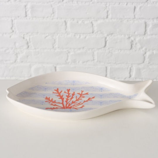 Farfurie Joasă Ceramică Portocalie cu Diametru 24cm