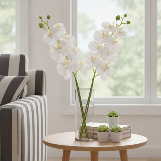 Artificial Orchid Branch 96 Cm White