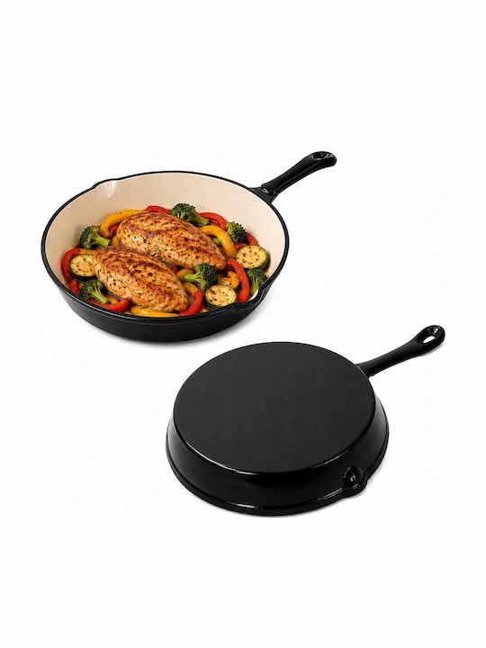 Krisberg Cast Iron Pan with Enamel Coating 25cm