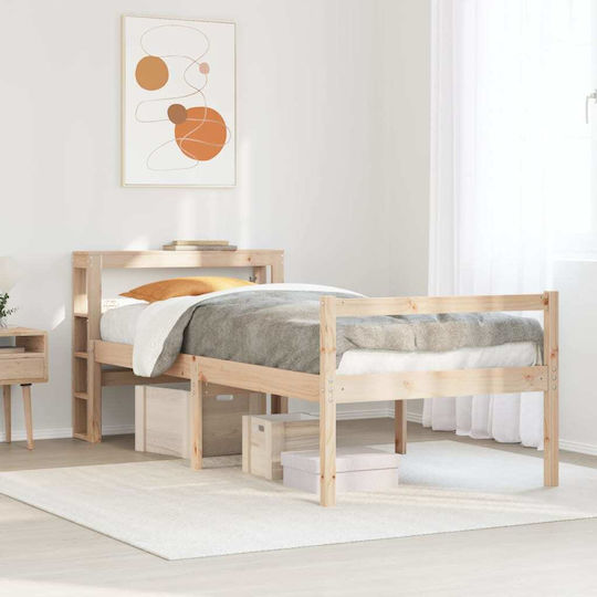 Einzelbett Für Matratze 90x200cm Braune Einzelbett Für Matratze 90x200cm Braune