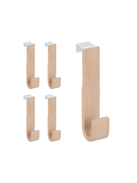 Relaxdays Door Hook Single Slot 13x6x2.5cm