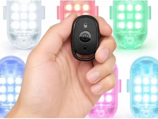 LED RGB Warning Light 7 Colours Remote Control Set of 2 Pieces