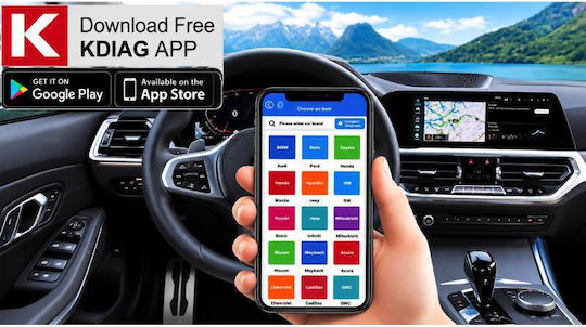 Konnwei Автомобилна диагностика Obd2 Bluetooth Kdiag Kdiag Bluetooth Obd2 Car Diagnostic Scanner Tf238439