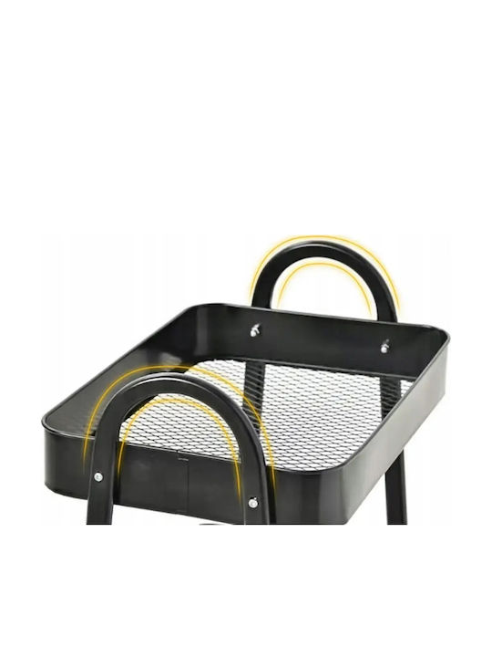 Verk Group Metal Kitchen Trolley Black