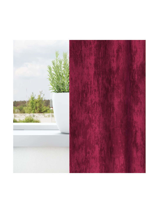 vidaXL vidaXL Vorhänge Fenster mit Bleistiftfalten Rot 140x140cm