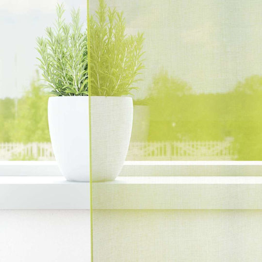 vidaXL Set Curtains with Tab Tops Apple Green 140x245cm