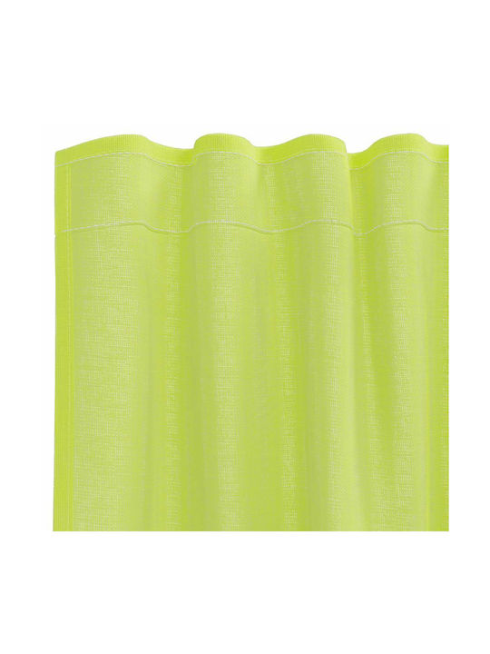 vidaXL Set Perdele cu Bretele Verde Măr 140x245cm