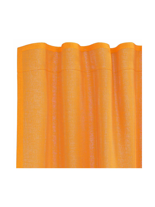 vidaXL Set Perdele cu Bretele Portocalii 140x260cm