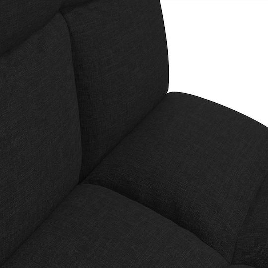 Vielseitiger Sitzsack Pouf Schwarz 50x61x57cm
