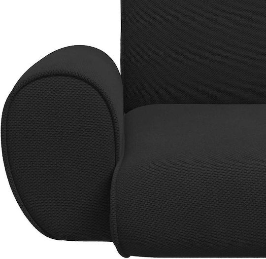 Multifunctional Bean Bag Chair Black 68x51x56cm