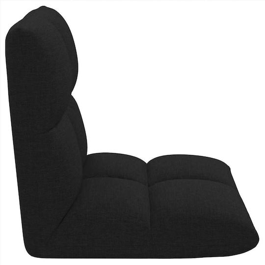 Vielseitiger Sitzsack Pouf Schwarz 50x61x57cm