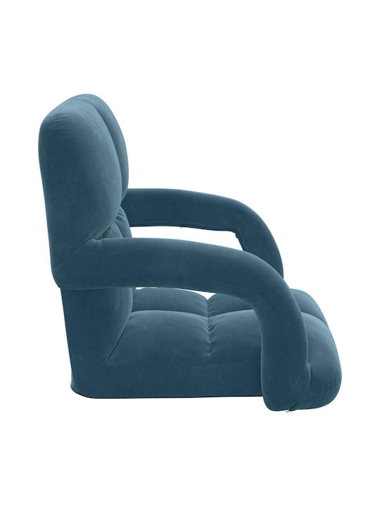 Multifunctional Bean Bag Chair Blue 58x62x58cm
