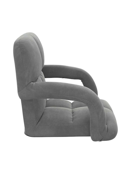 Vielseitiger Sitzsack Pouf Dunkelgrau 58x62x58cm