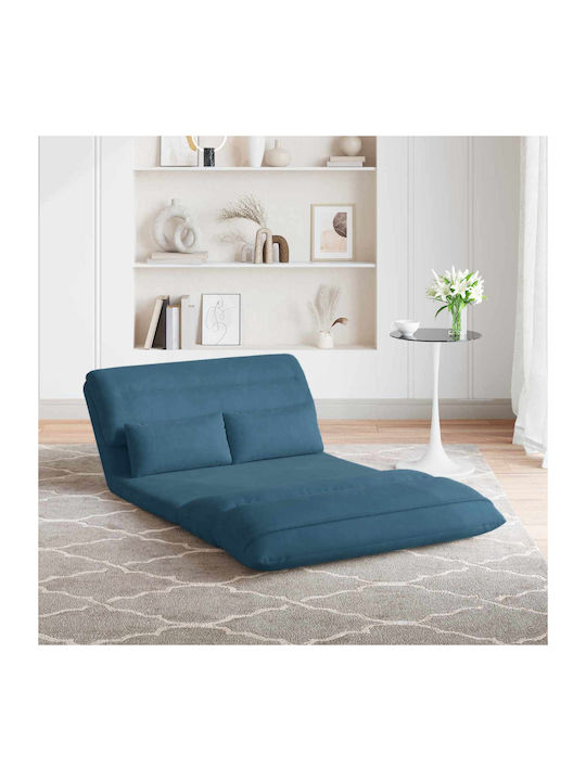 Vielseitiger Sitzsack Pouf Blau 110x82x55cm