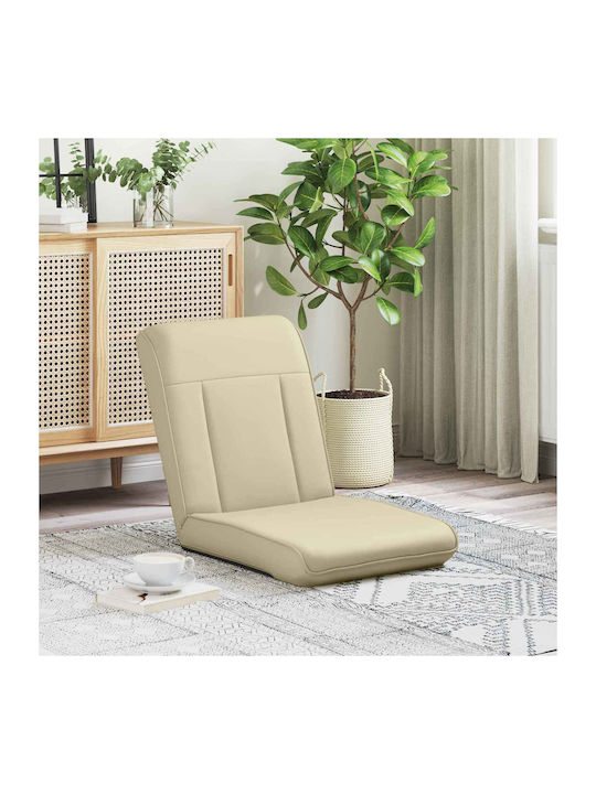 Vielseitiger Sitzsack Pouf Sessel Crem 50x73x60cm