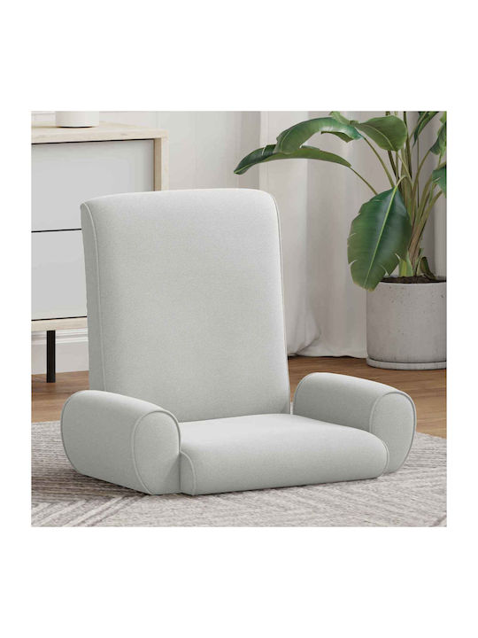 Vielseitiger Sitzsack Pouf Offenes Grau 68x51x56cm