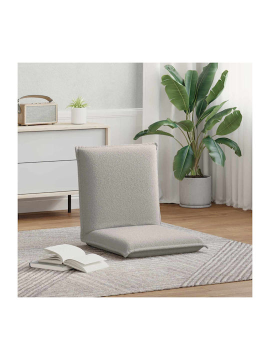 Vielseitiger Sitzsack Pouf Offenes Grau 54x64x59cm