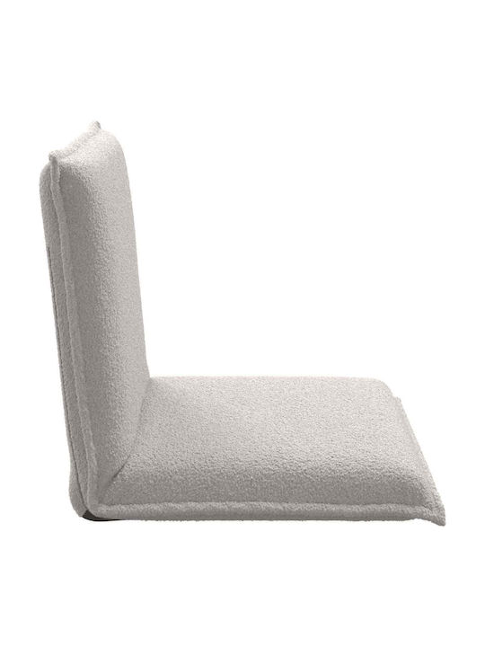 Vielseitiger Sitzsack Pouf Offenes Grau 54x64x59cm