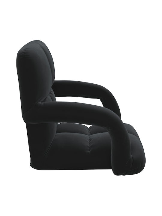 Vielseitiger Sitzsack Pouf Schwarz 58x62x58cm